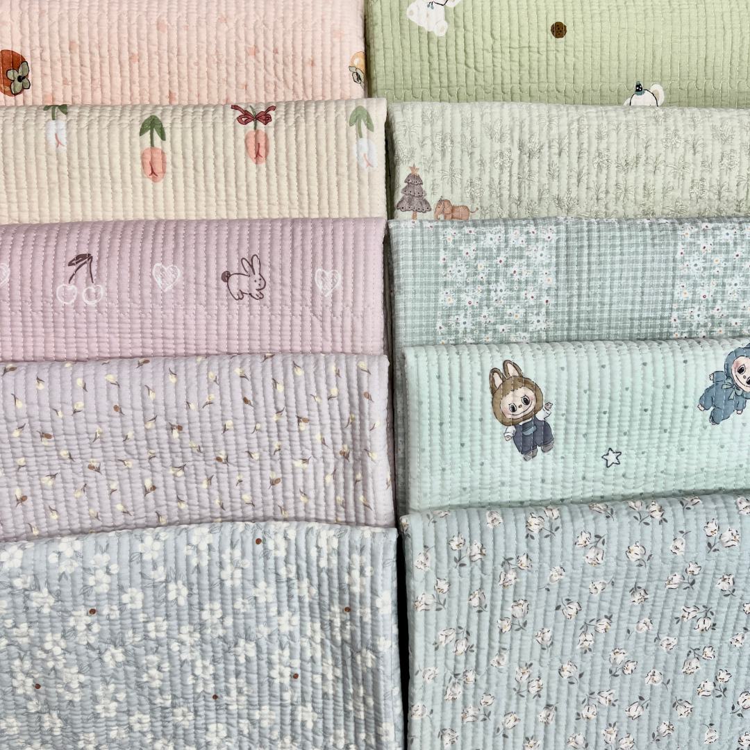 全棉水洗棉棉花生理垫花型随机