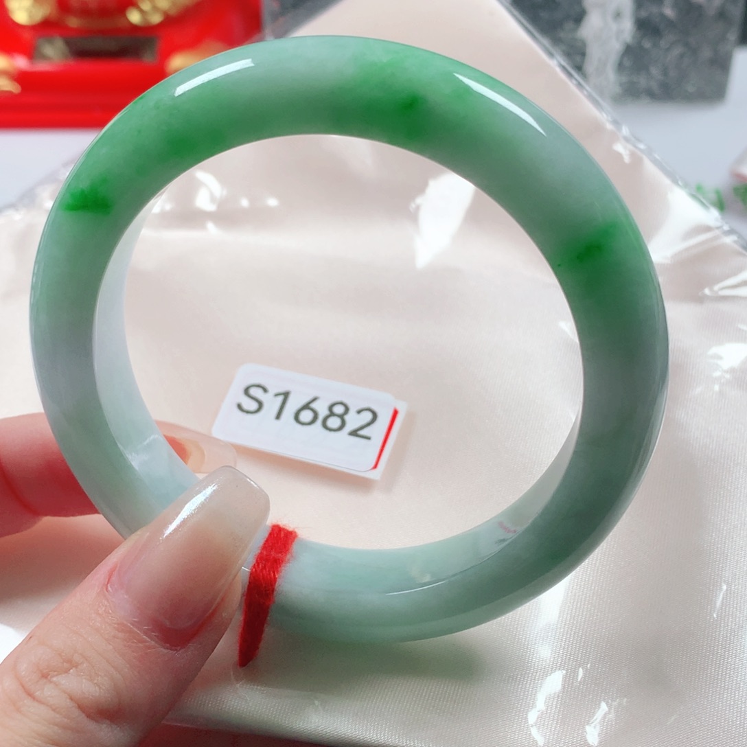 未镶嵌手镯翡翠天然翡翠手镯s1682