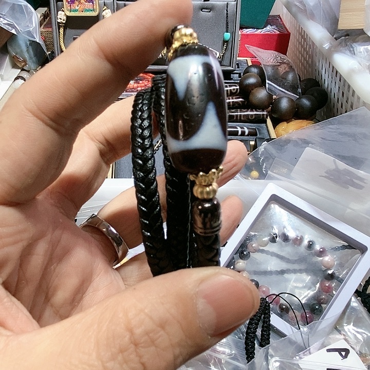 玛瑙/玉髓颈饰未镶嵌104号