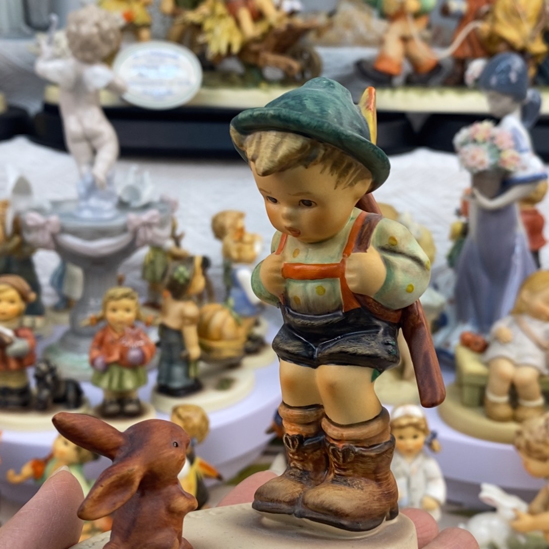 瓷片欧美中古美物摆件