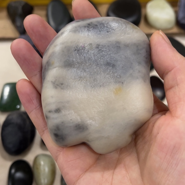 玉新疆戈壁青花手把