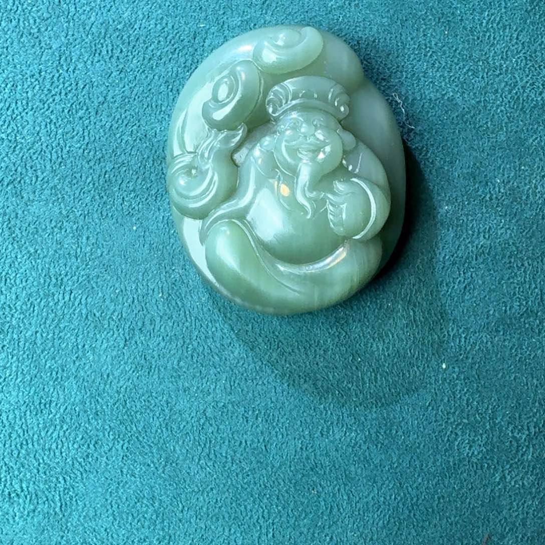 和田玉（碧玉）挂件未镶嵌