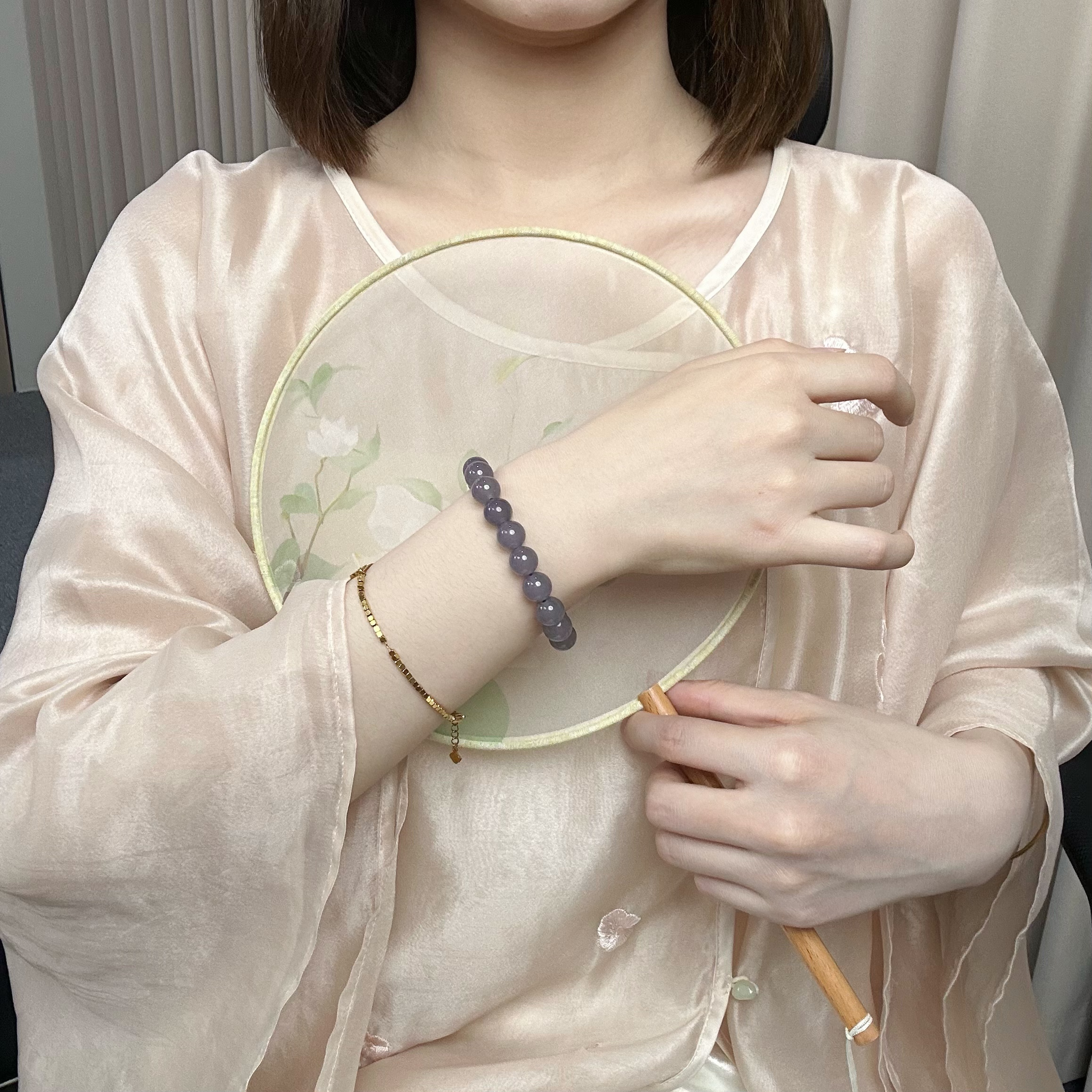 青海冰烟紫圆珠卡10时尚气质 SC 0169