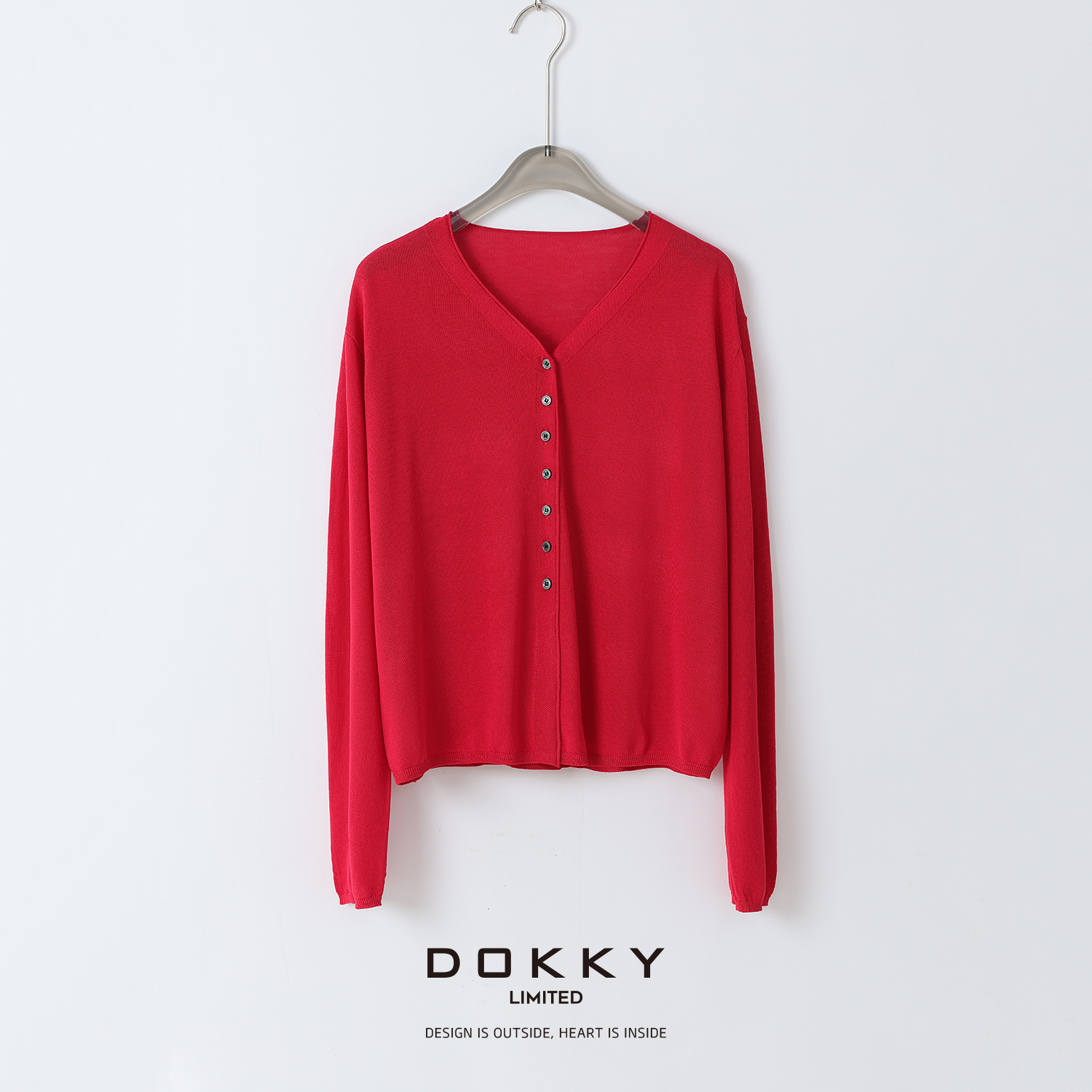 Dokky「洱海小开衫」凉感透气.极简针织防晒上衣LA0319