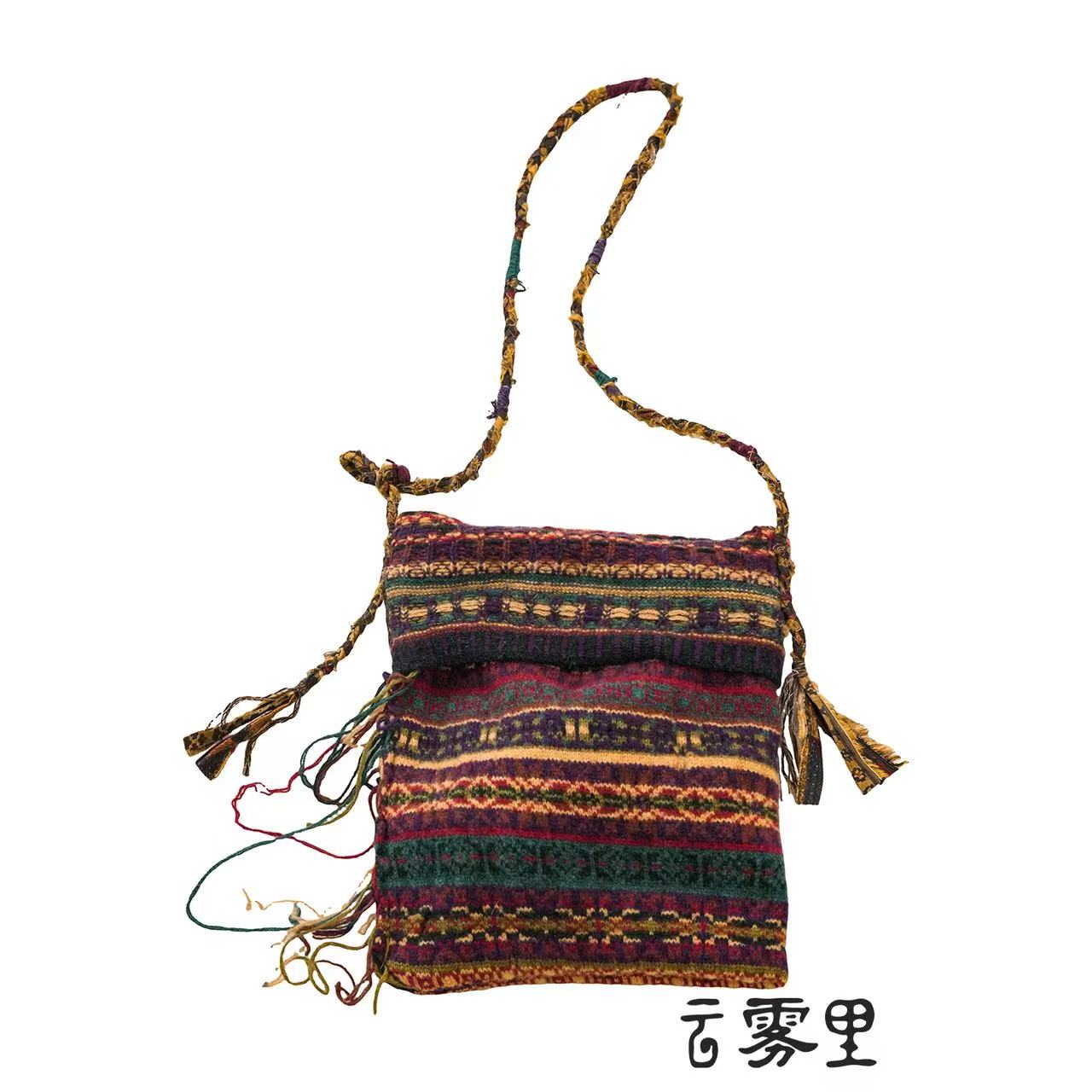 妝點家 云雾里 特细美利奴羊毛 随性斜挎 针织包 Y25FW 6330