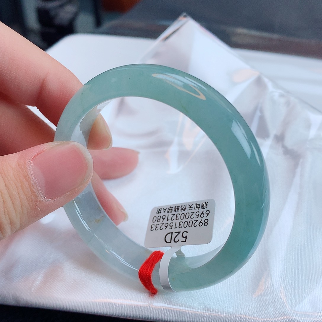 翡翠手镯未镶嵌天然缅甸翡翠A货手镯