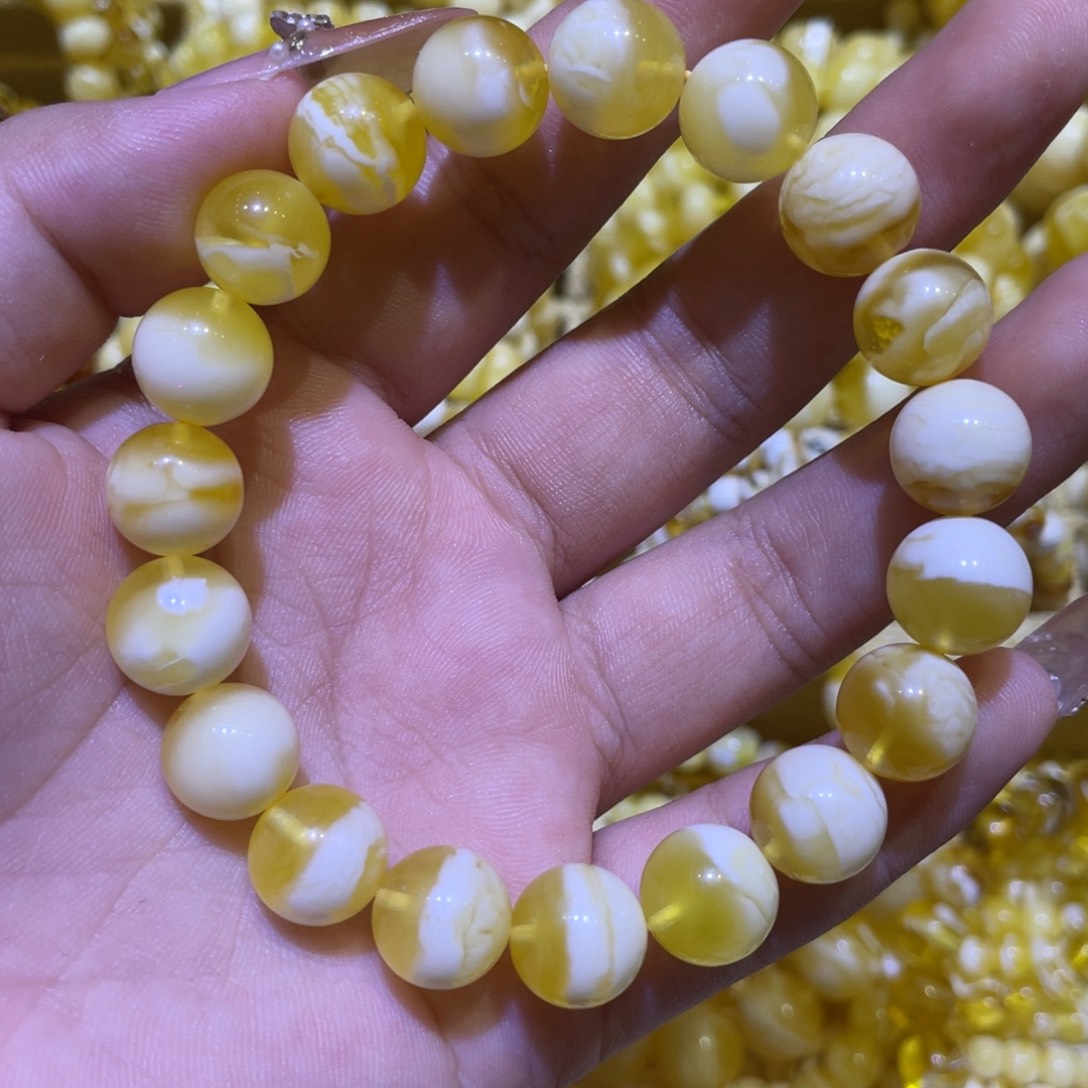 手绳琥珀未镶嵌11.3m