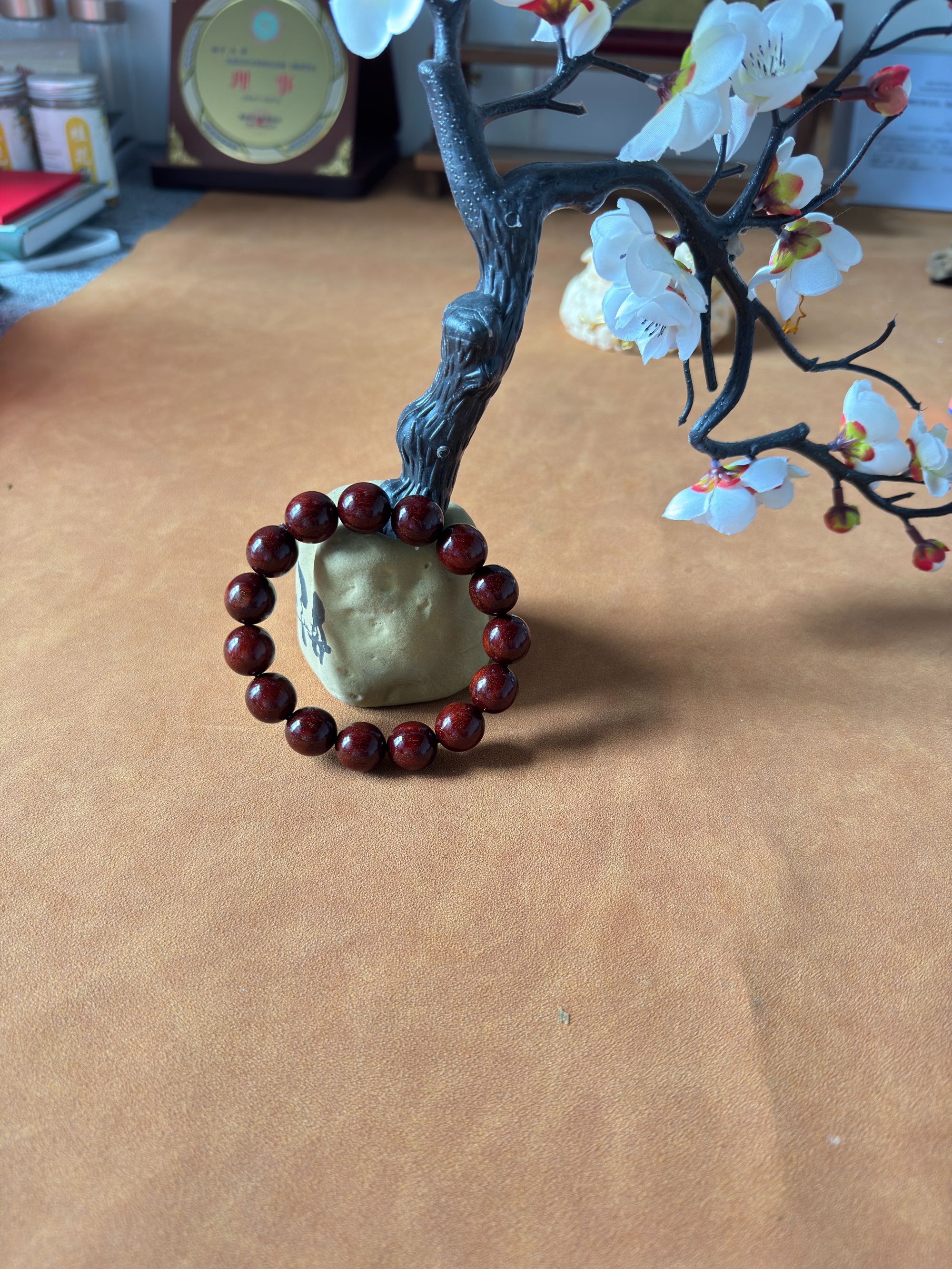 【蕹雅】15mm小叶紫原料男女同款饰品