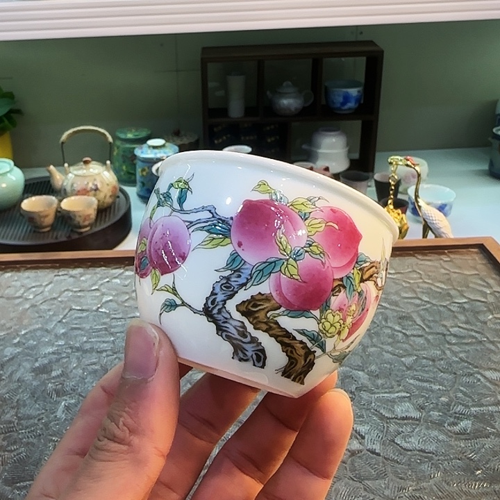 茶具套装旅行茶具青花瓷器茶叶罐个人杯主人杯