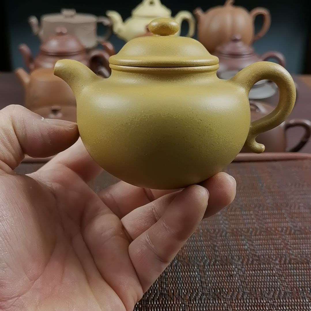 紫砂茶壶黄金段大亨莲子180CC