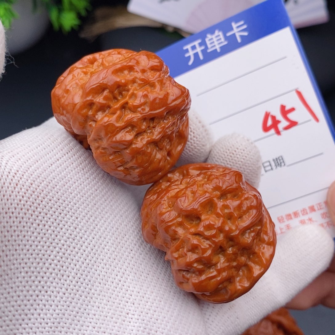 文玩核桃把件41蛤蟆头451