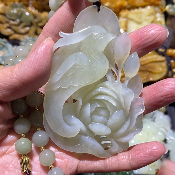 岫玉岫玉吊坠未镶嵌