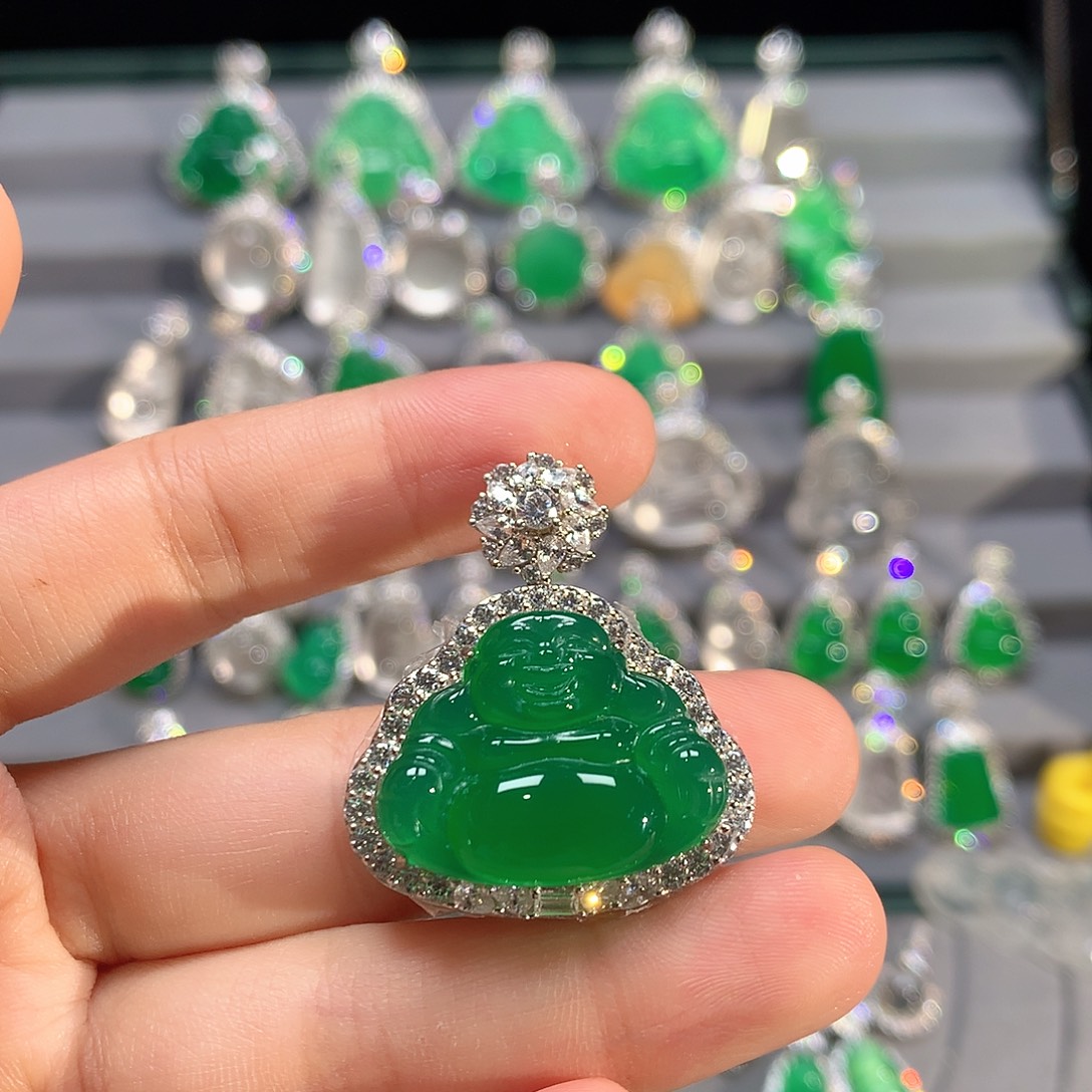 玛瑙/玉髓颈饰银S925镶嵌