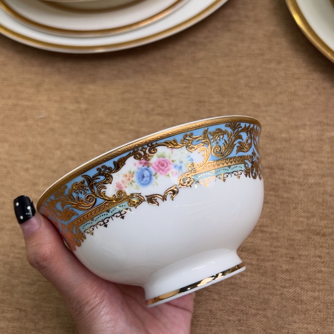 瓷片4.75寸米饭碗四个一单