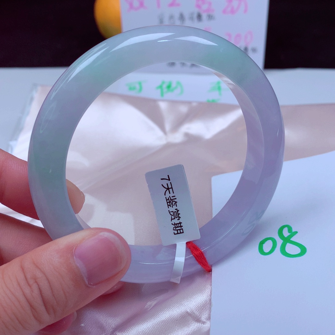 未镶嵌手镯翡翠缅甸天然A货翡翠手镯60.4