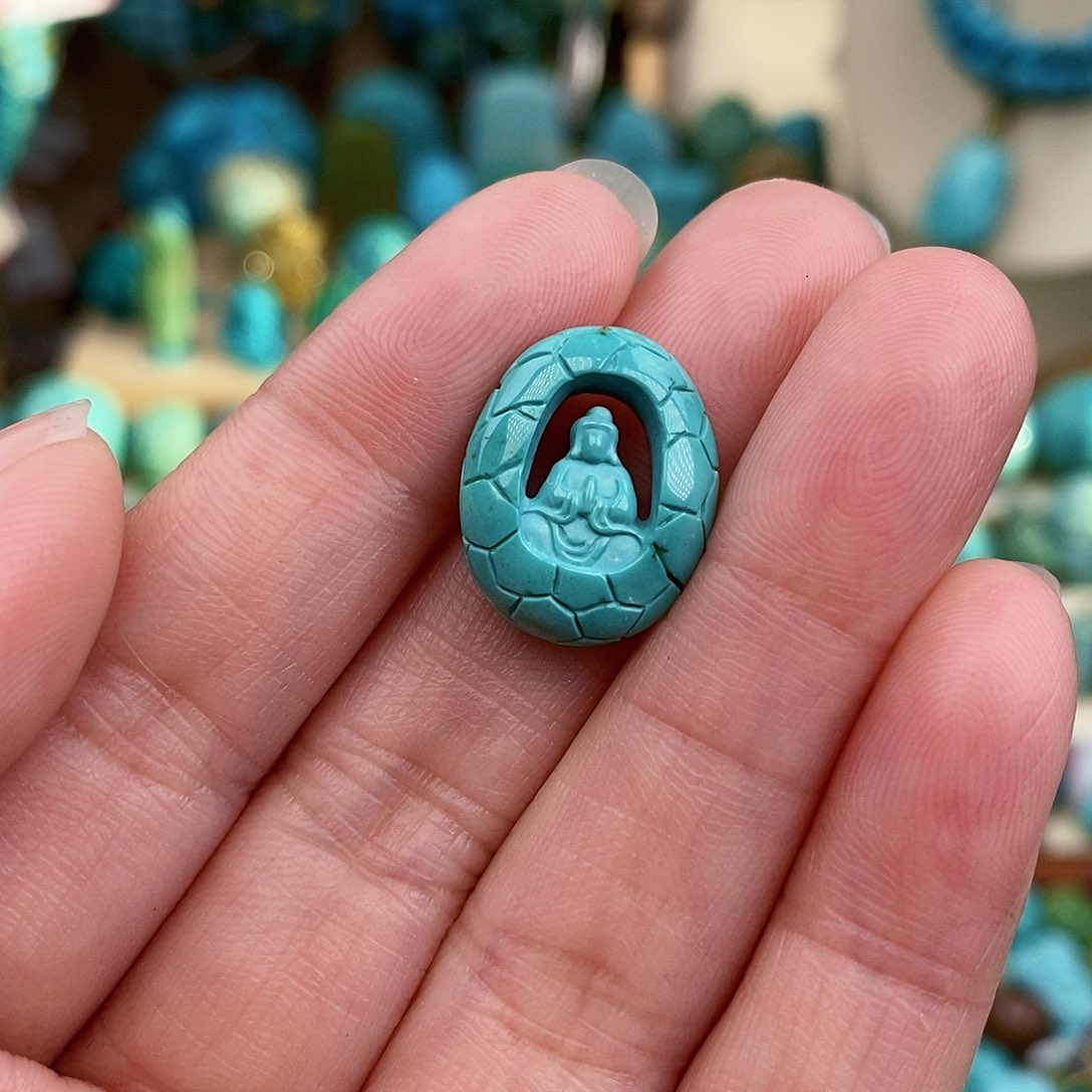 绿松石珠宝奇石未镶嵌