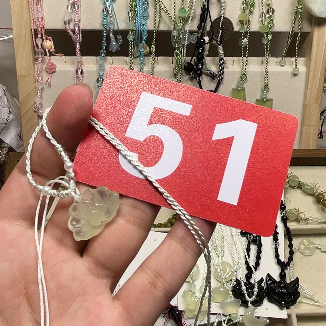 蛇纹石玉合金颈饰