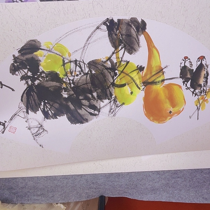 国画张圣敏先生纯手绘作品