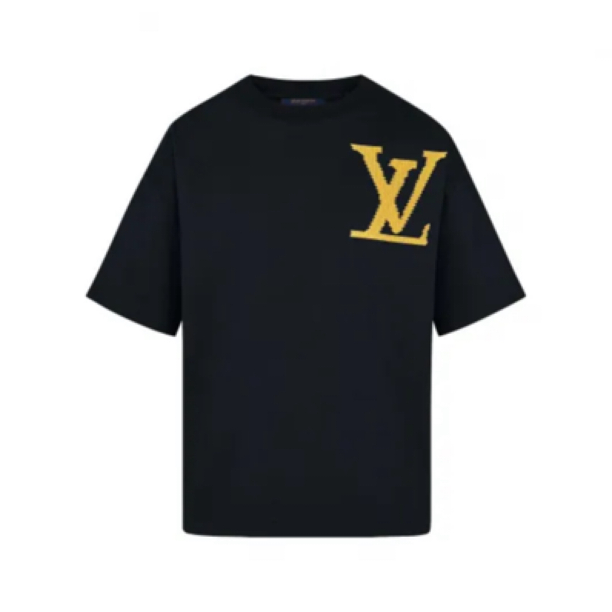 全新未使用 LouisVuitton/路易威登 黄logo纯色T恤短袖/全尺码