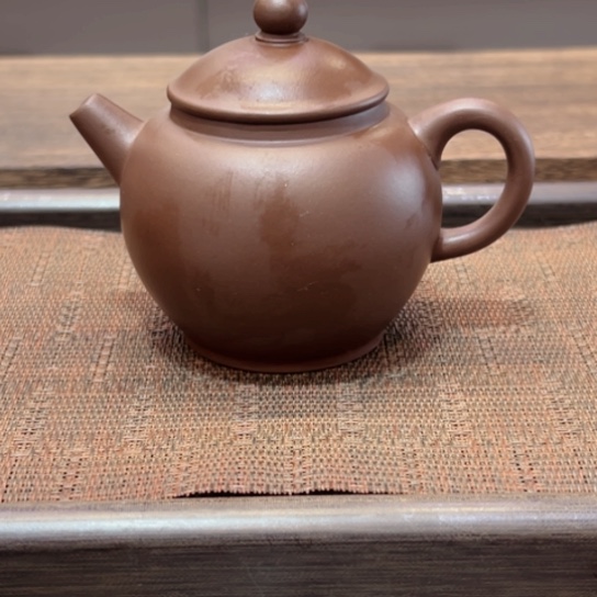 紫砂茶壶本地紫泥半手工瑕