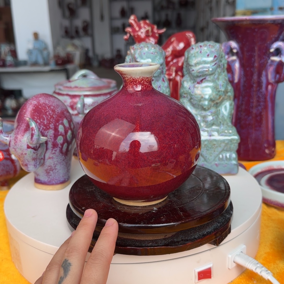 摆件郑家钧窑摆件