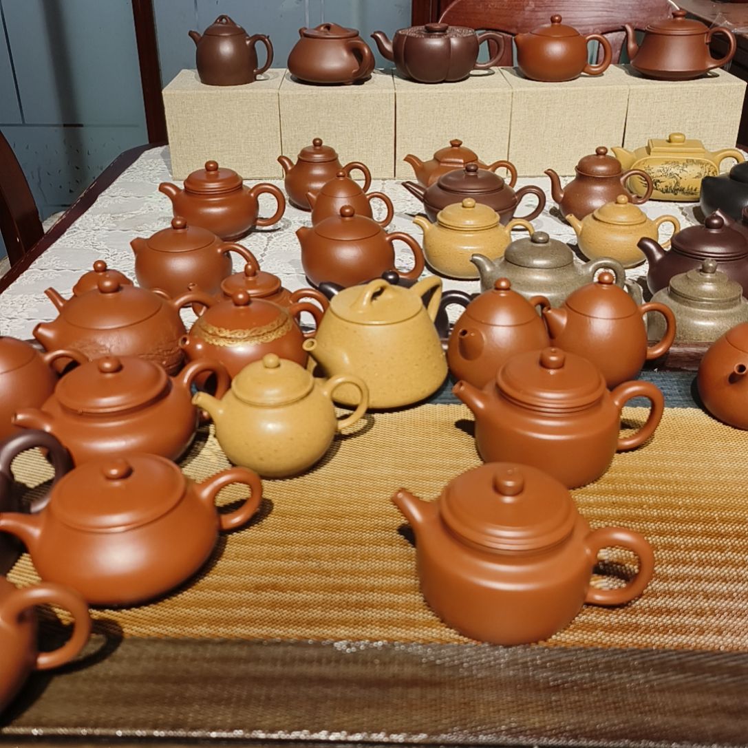 紫砂茶壶南得钟了不平凡的一天结束后