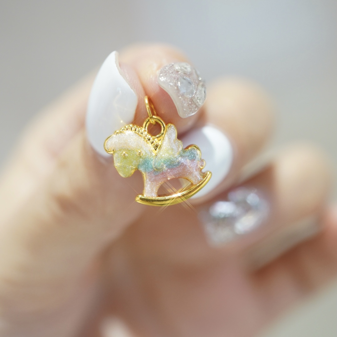 【卡奢珠宝】足金999梦幻小飞马滴溜