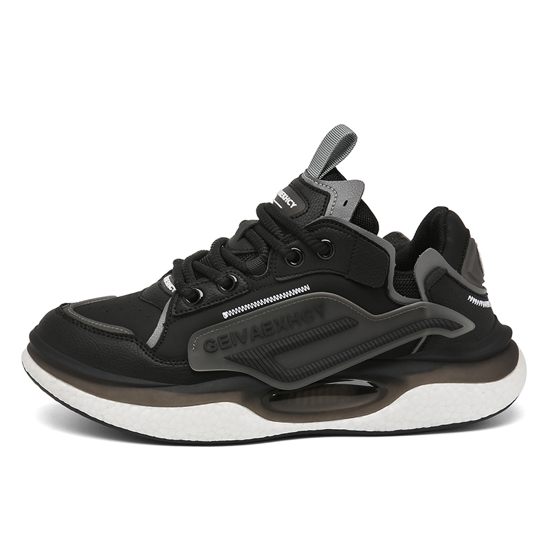 新款真爆气垫秋冬款百搭时尚休闲情侣款面包鞋8828