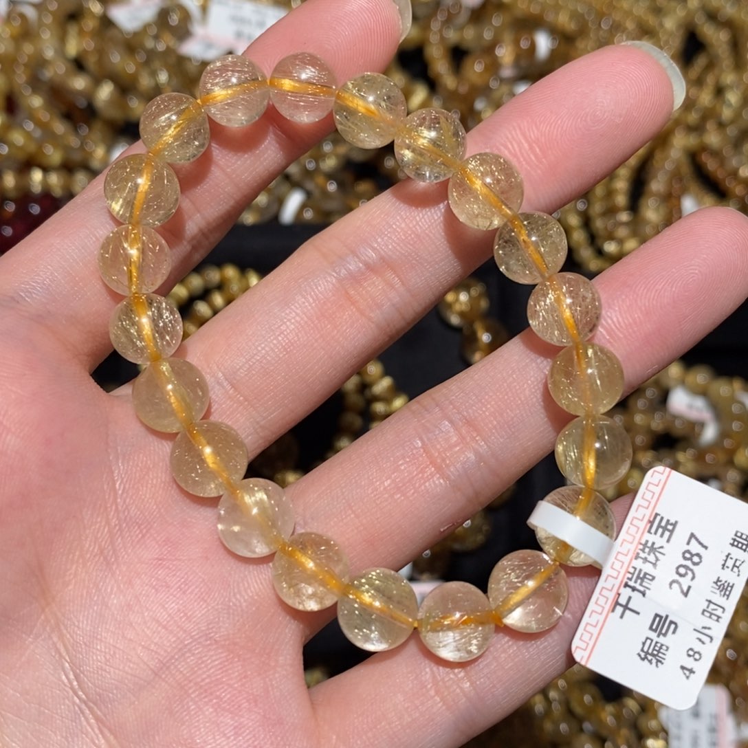 水晶手串未镶嵌手串