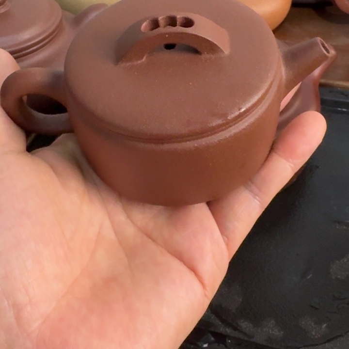茶杯紫砂紫泥汉瓦80毫升