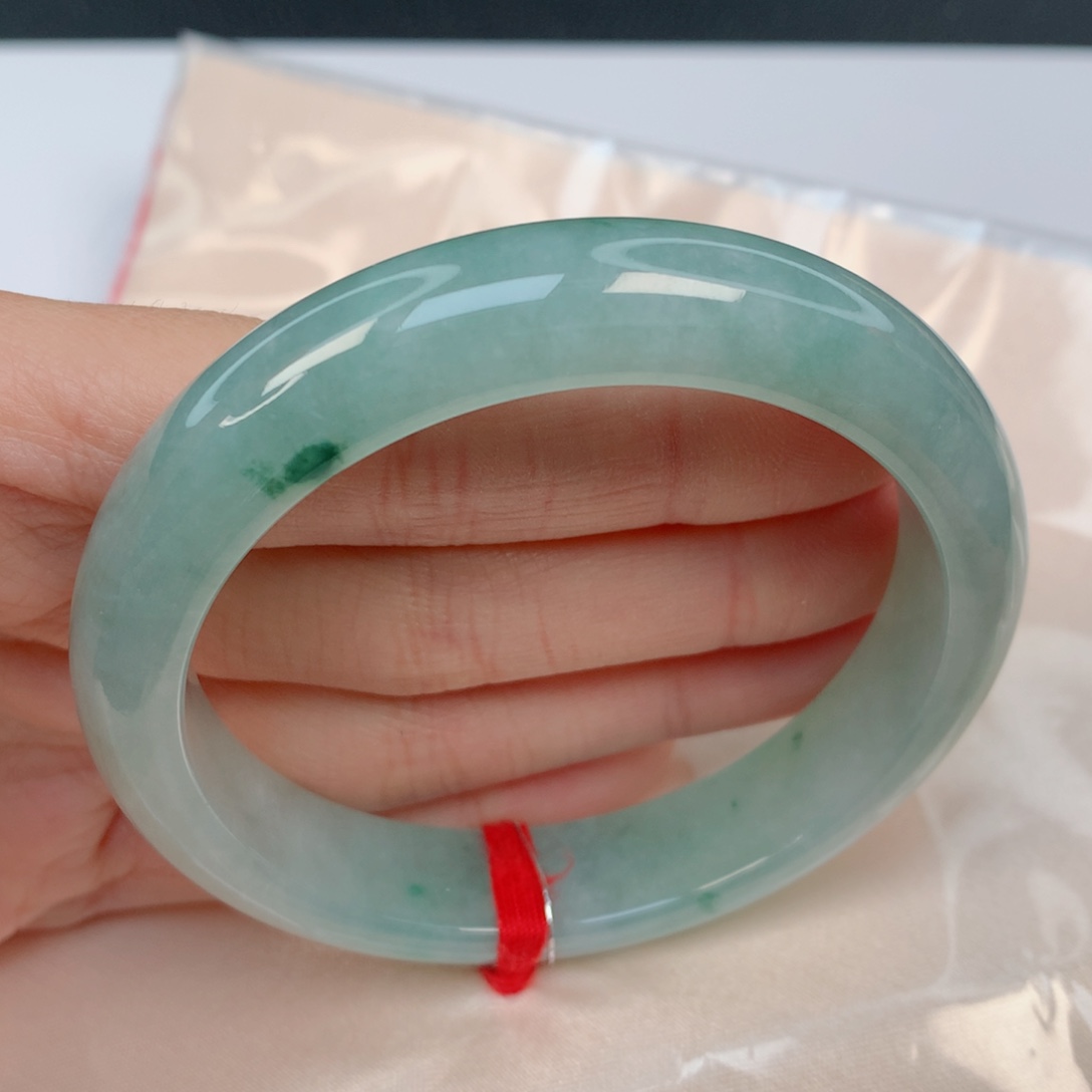 翡翠手镯未镶嵌58正圈