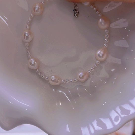 淡水珍珠手绳合金