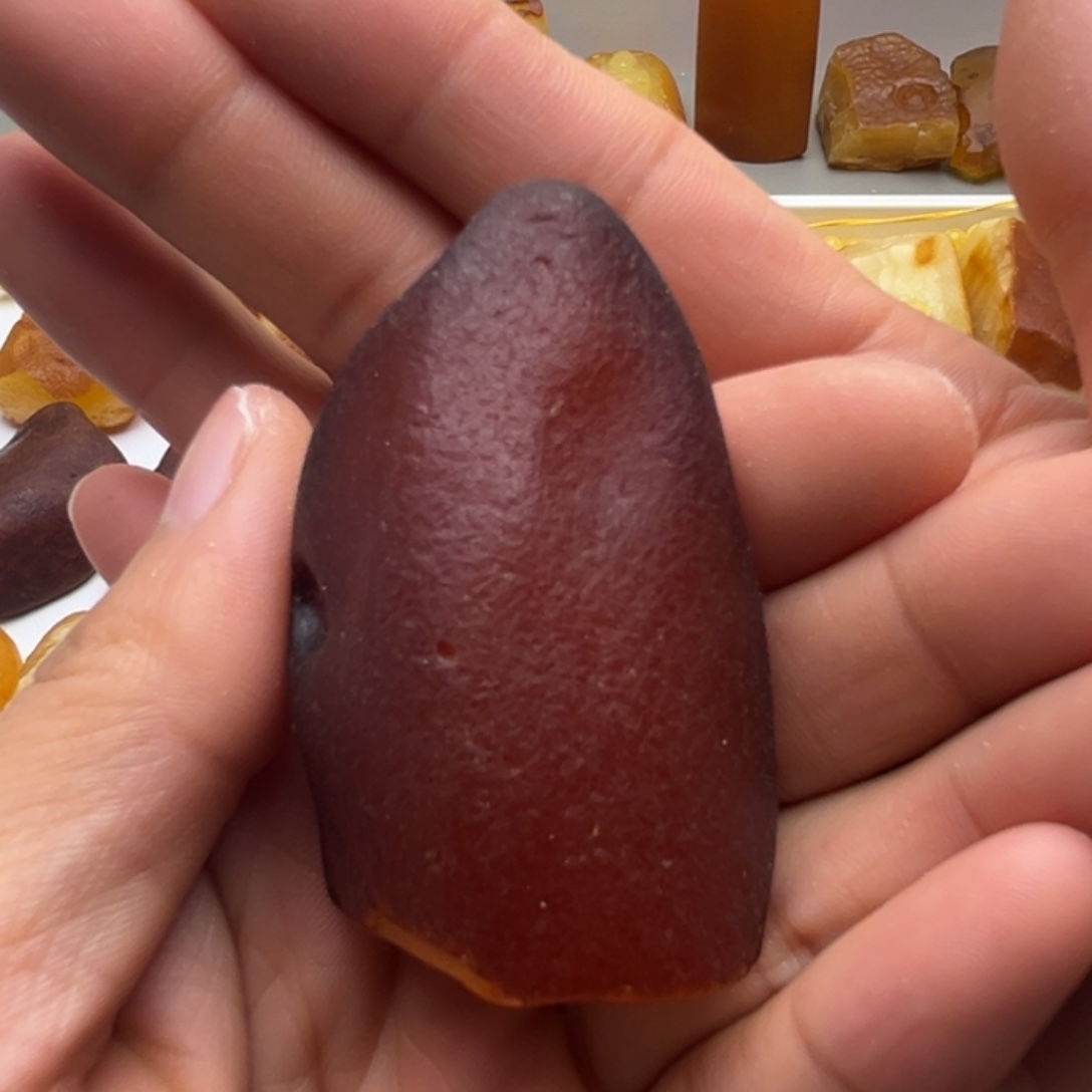 定制琥珀未镶嵌蜜蜡定制水滴