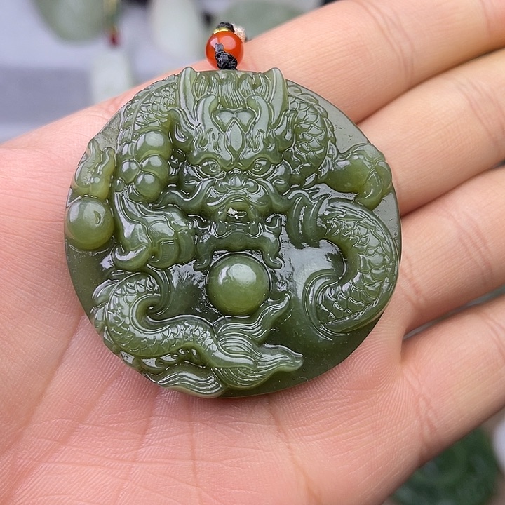 和田玉吊坠(不含链)未镶嵌