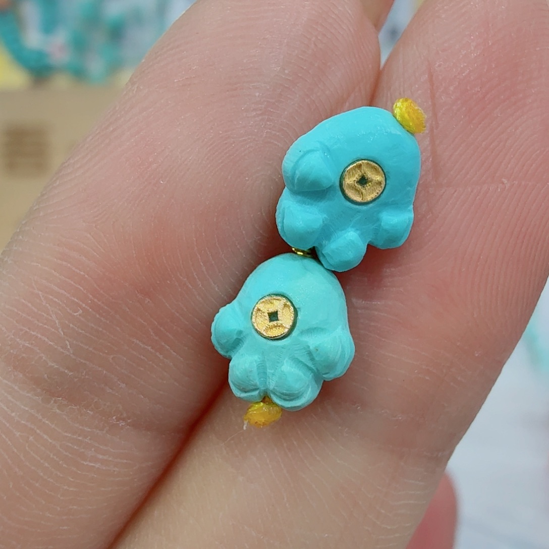 未镶嵌绿松石珠宝奇石