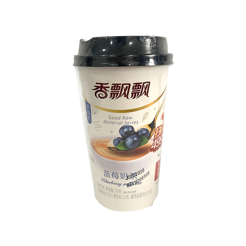 香飘飘蓝莓奶茶76g