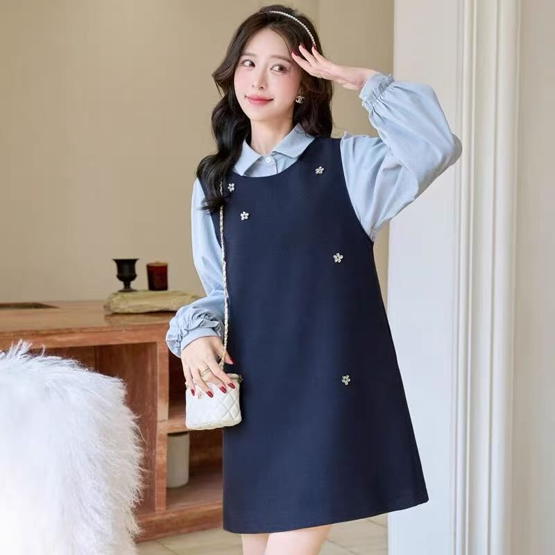 L裙长78    6180【琉璃栀子】套装