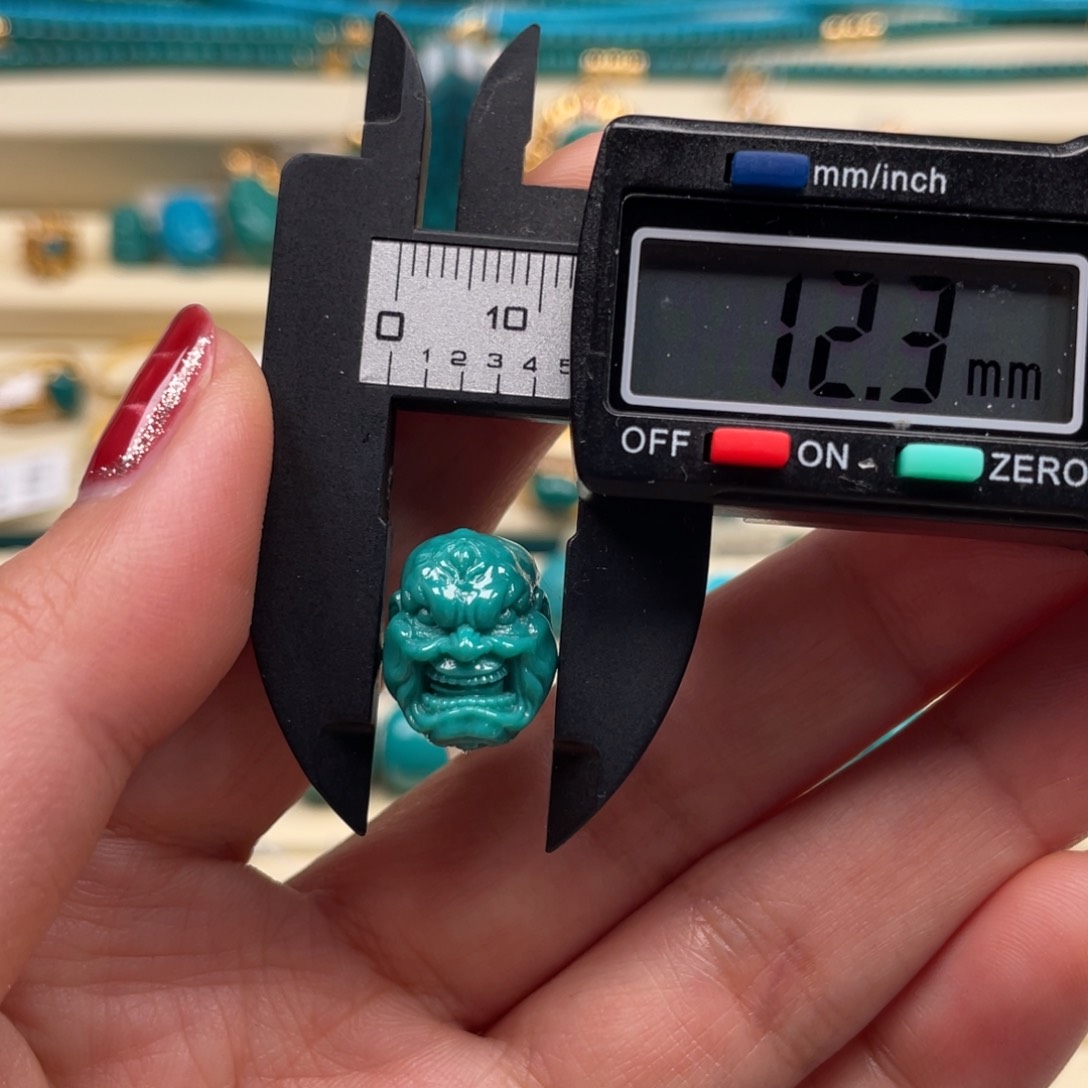 未镶嵌绿松石珠宝奇石恶僧