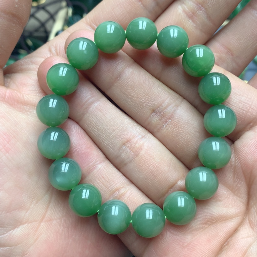 【闪购商品】和田玉（碧玉）手链未镶嵌