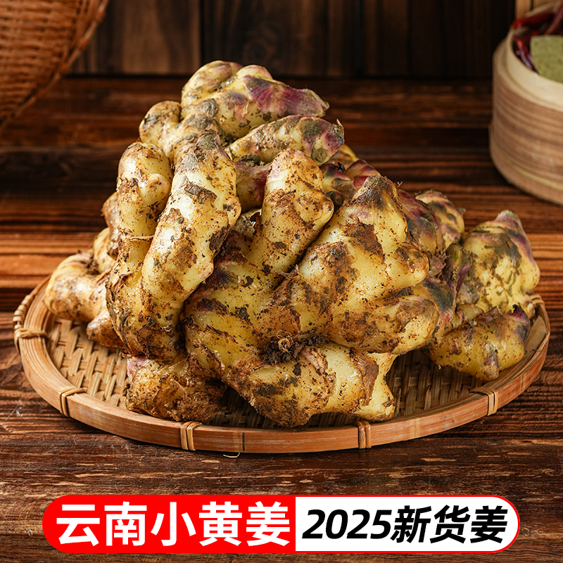 2025年云南小黄姜新鲜姜嫩姜仔姜2斤3斤当季蔬菜TY