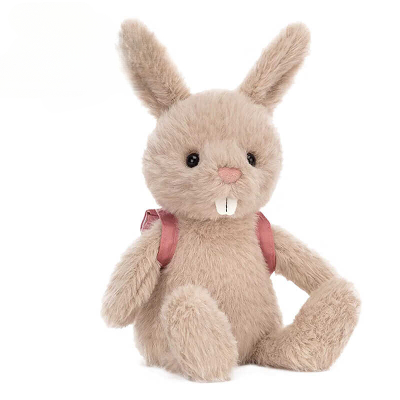 英国背包兔子安抚宝宝可爱毛绒玩具柔软玩偶公仔送礼