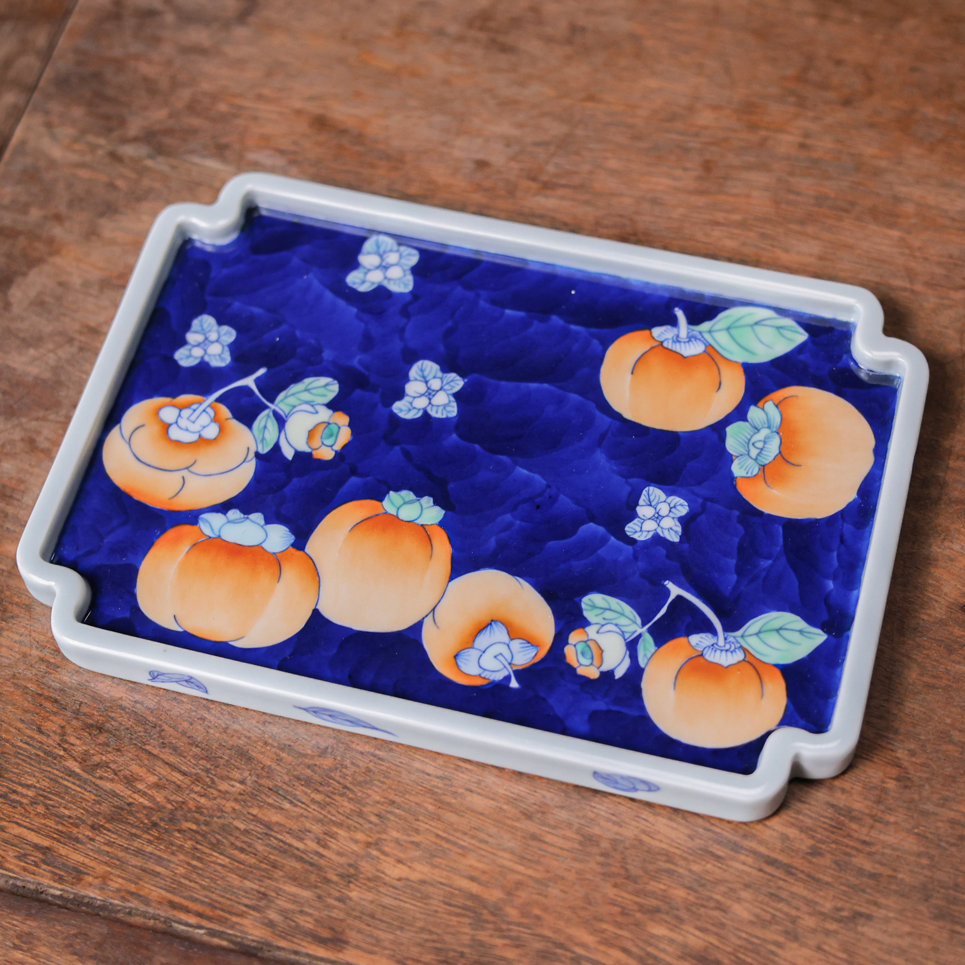 【悦生活】柿柿如意-卓君-壶承-长17.5CM宽12.5CM（卓君S0242）