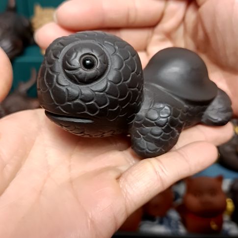 茶宠紫砂小乌龟茶宠摆件