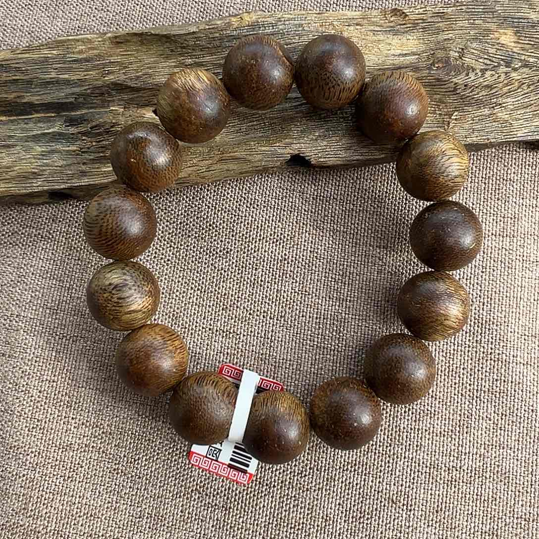 沉香碎屑沉香圆珠1.5单圈多样性发其一