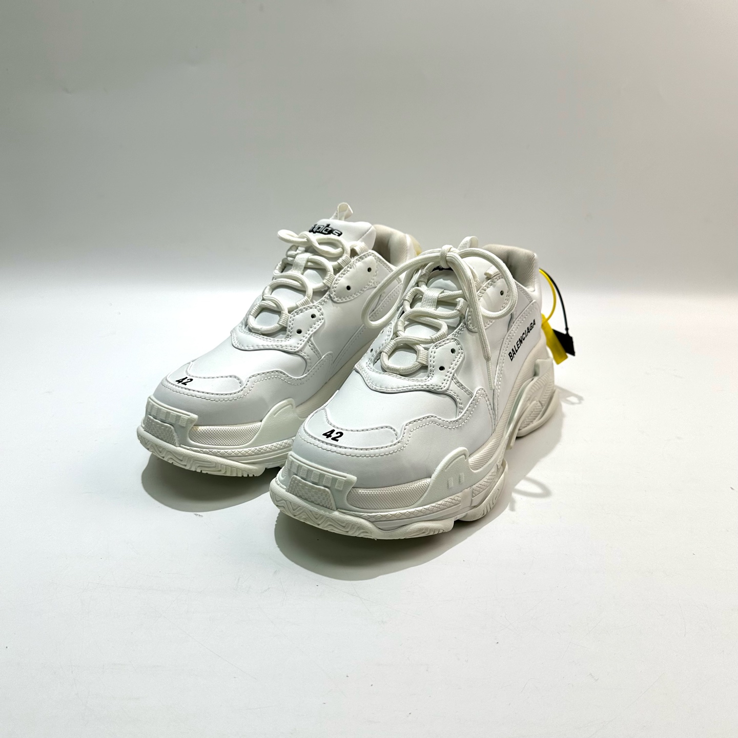 99新 Balenciaga/巴黎世家 巴黎世家42码 白色Triple S男鞋SY0796