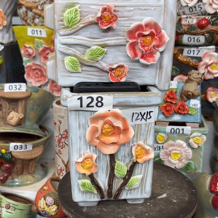 紫砂花盆粗陶材质多肉花盆