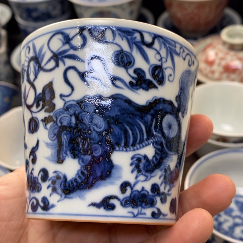 【闪购商品】景德镇青花主人杯