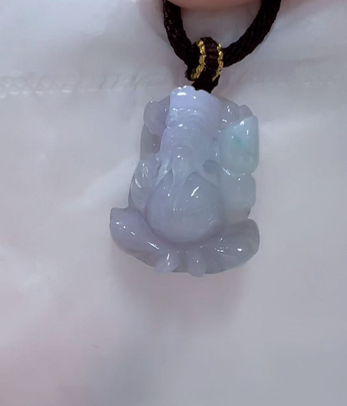 天然翡翠A货孤品吊坠123