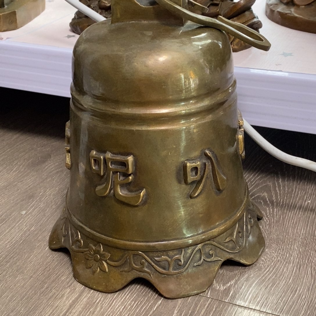 黄铜材质，铜钟挂件