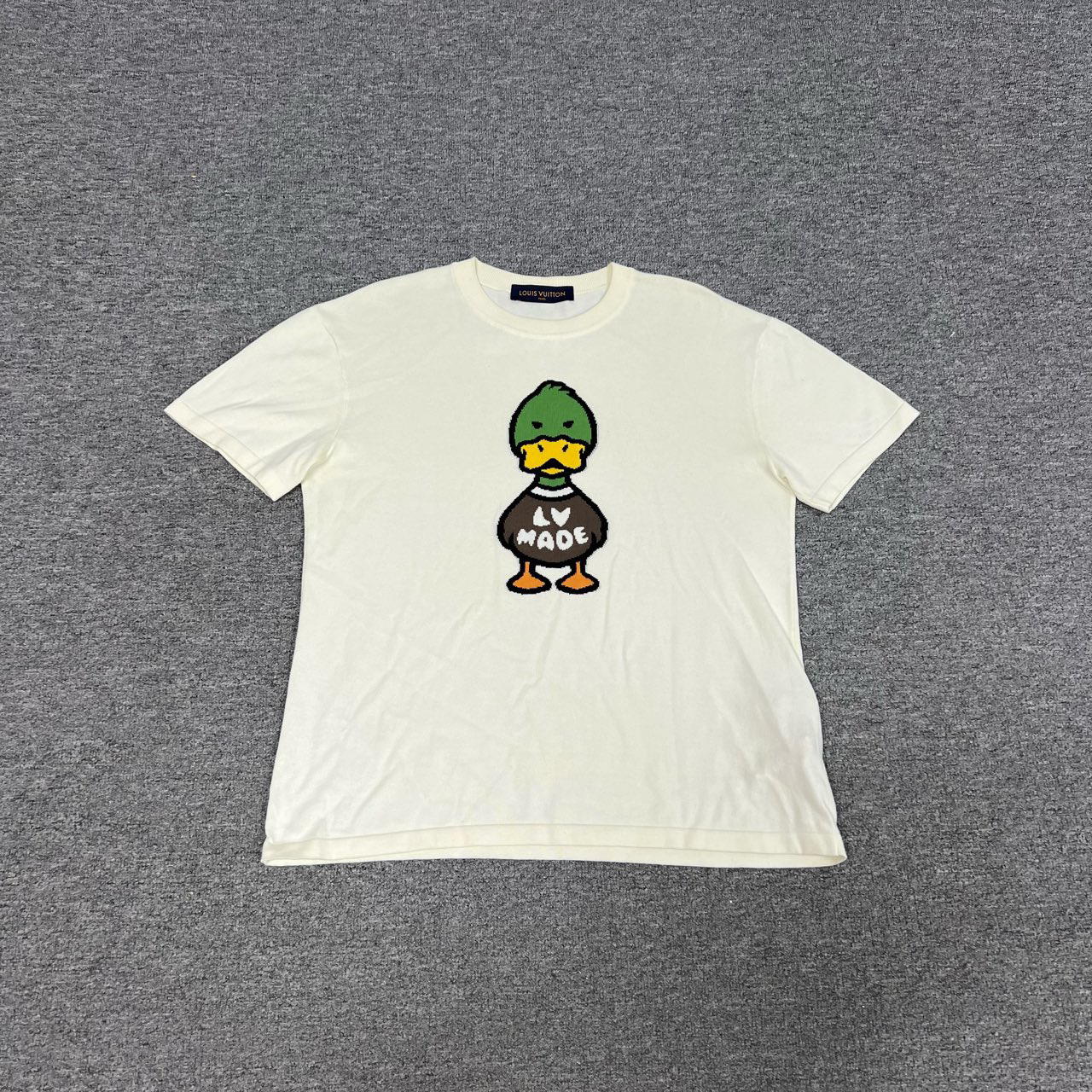 99新 LouisVuitton/路易威登 Lv Nigo 联名款 鸭子 针织短袖 S码